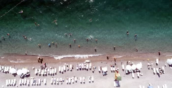 Die Türkei ist erneut der Dritte der Welt mit der Blauen Flagge