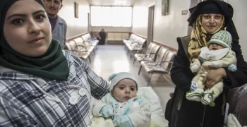 Türkei 16.000 Syrer werden im Krankenhaus Jarablos Brive in Aleppo behandelt