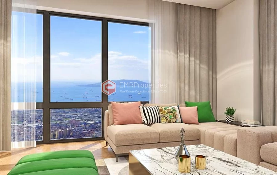 Luxury residence for sale in Istanbul's new attraction center