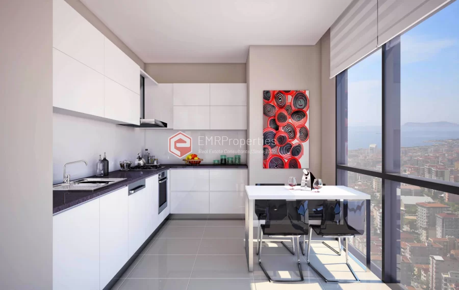Magnificent apartments for sale with views of Marmara Sea and Prince Islands