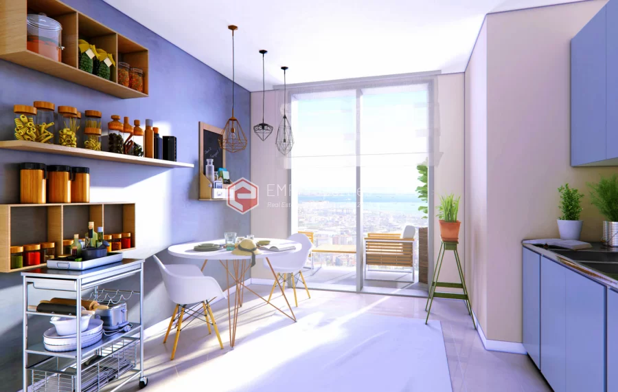 Magnificent apartments for sale with views of Marmara Sea and Prince Islands