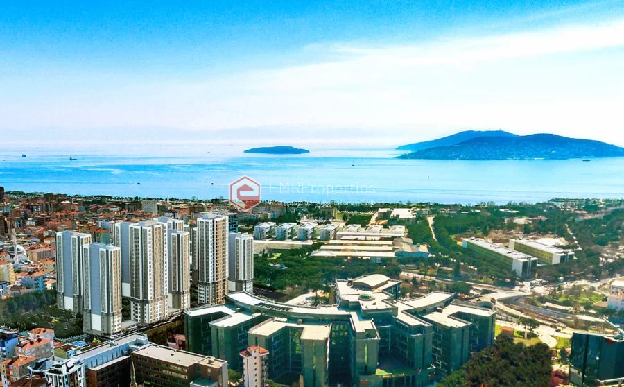 Exclusive apartments for sale in the center of Kartal