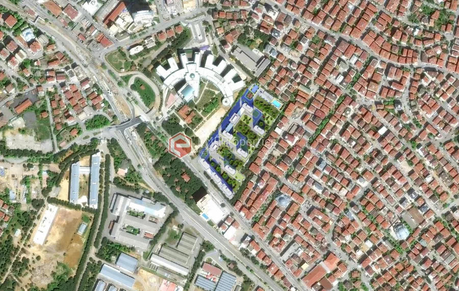 Exclusive apartments for sale in the center of Kartal