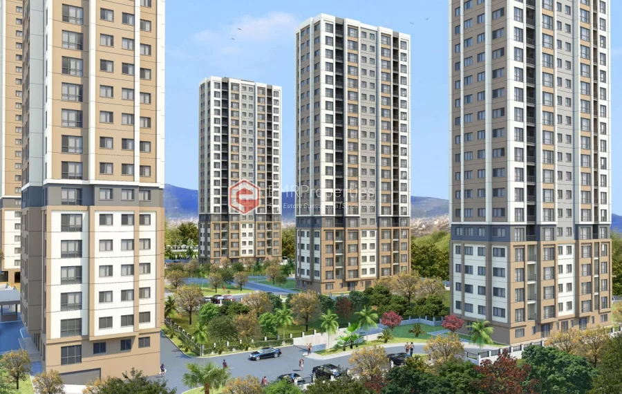Exclusive apartments for sale in the center of Kartal