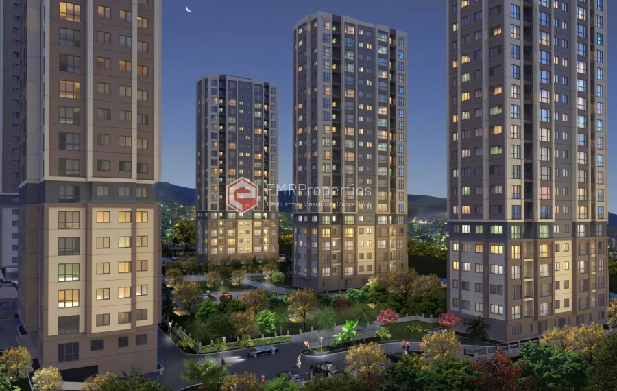 Exclusive apartments for sale in the center of Kartal