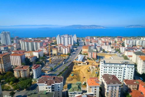 Ultra luxury apartments for sale in Kartal with a view of the Islands