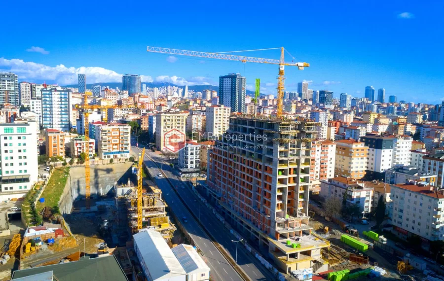 Ultra luxury apartments for sale in Kartal with a view of the Islands