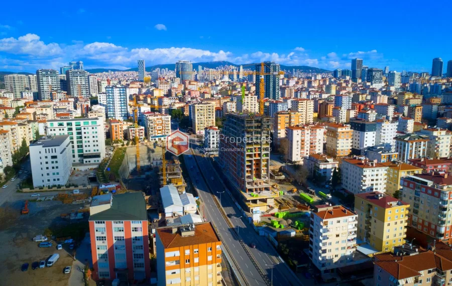 Ultra luxury apartments for sale in Kartal with a view of the Islands