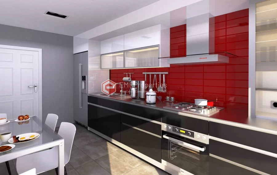 Sea view apartments for sale in a brand new site in Kartal