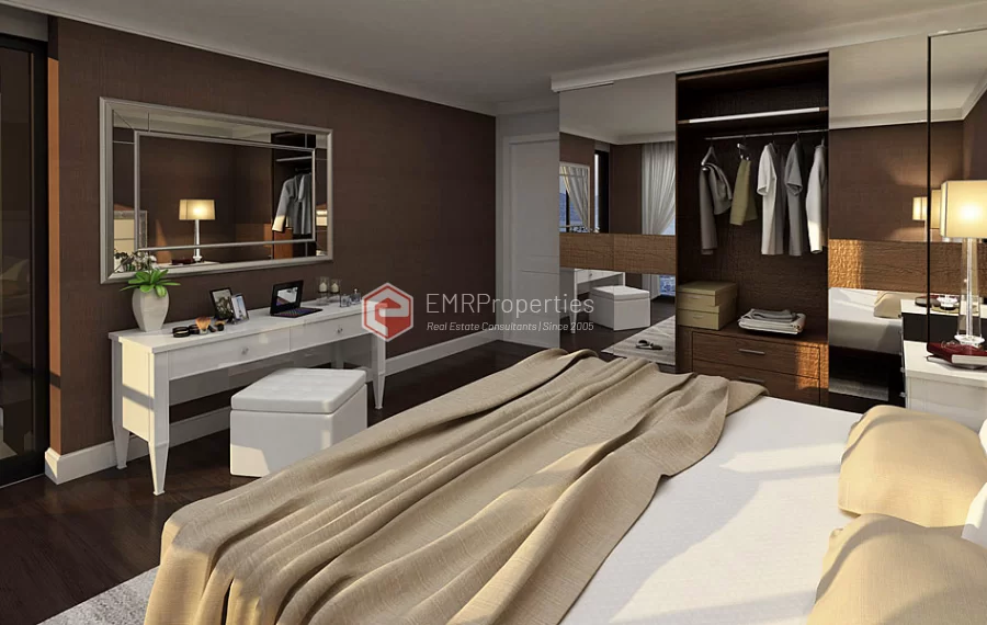 Sea view apartments for sale in a brand new site in Kartal