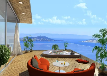 Magnificent project with a view of the Islands and the Marina in Kartal