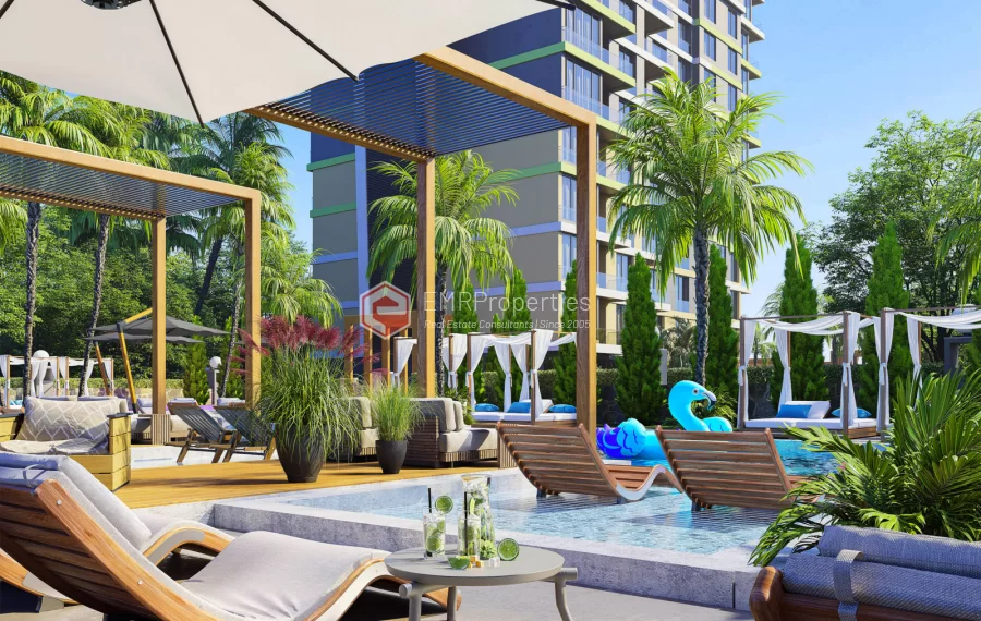 Erstklassige 5 Zimmer Wohnungen am Meer zum Verkauf im Bezirk Mahmutlrr