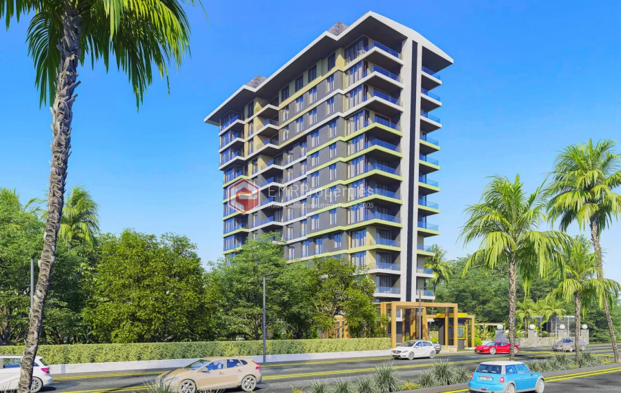 Erstklassige 5 Zimmer Wohnungen am Meer zum Verkauf im Bezirk Mahmutlrr