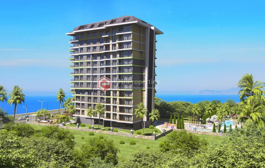 Erstklassige 5 Zimmer Wohnungen am Meer zum Verkauf im Bezirk Mahmutlrr