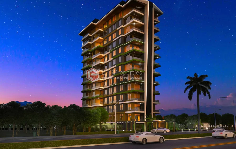 Erstklassige 5 Zimmer Wohnungen am Meer zum Verkauf im Bezirk Mahmutlrr