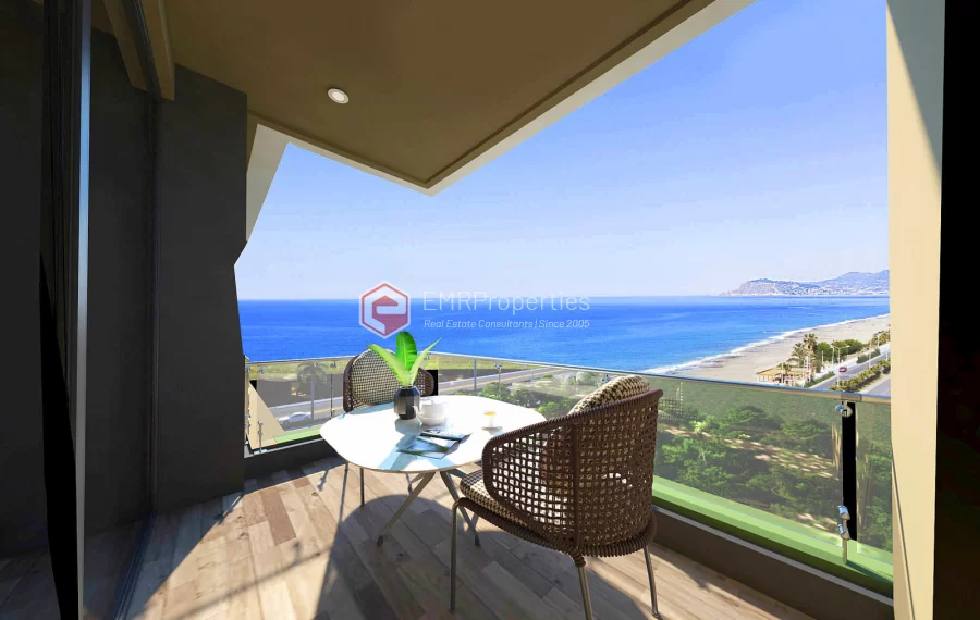 Erstklassige 5 Zimmer Wohnungen am Meer zum Verkauf im Bezirk Mahmutlrr