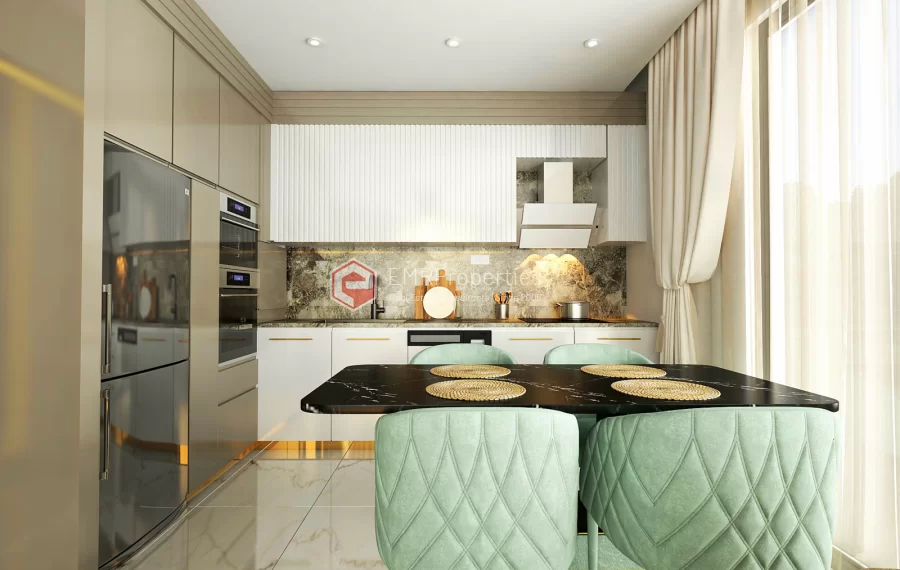 Erstklassige 5 Zimmer Wohnungen am Meer zum Verkauf im Bezirk Mahmutlrr