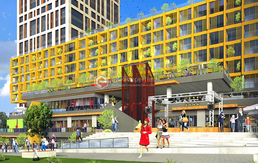 Luxury residential complex close to the metrobus for sale in Fikirtepe Kadikoy