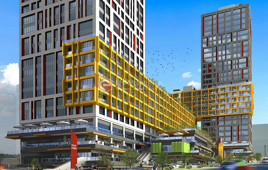 Luxury residential complex close to the metrobus for sale in Fikirtepe Kadikoy