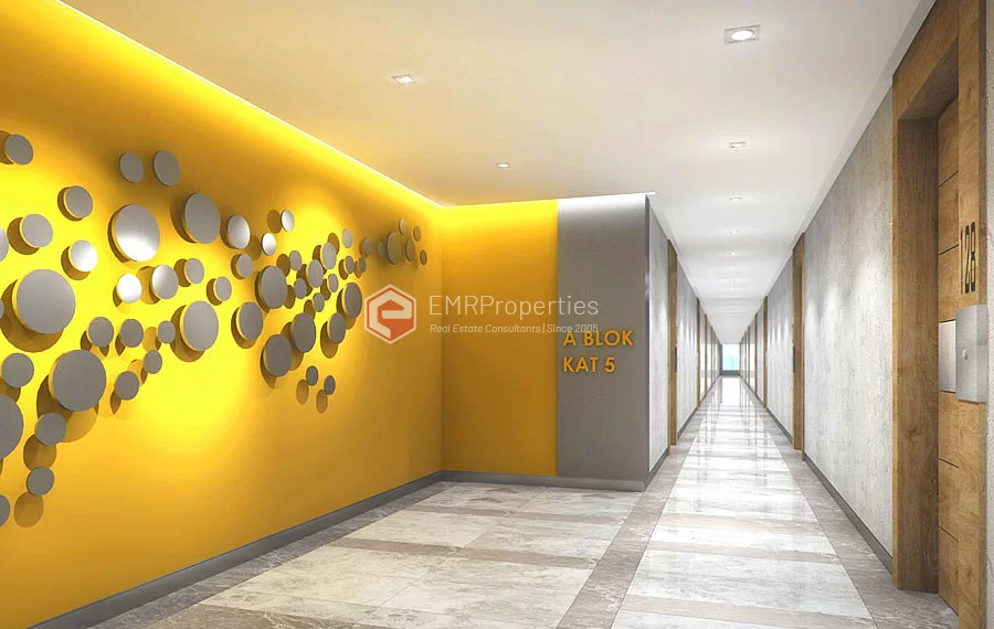 Luxury residential complex close to the metrobus for sale in Fikirtepe Kadikoy