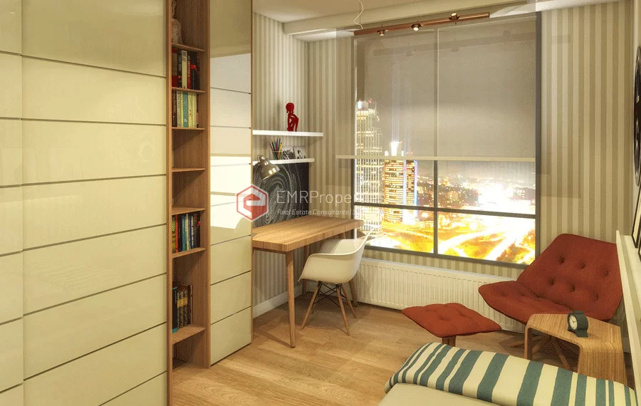 Luxury residential complex close to the metrobus for sale in Fikirtepe Kadikoy