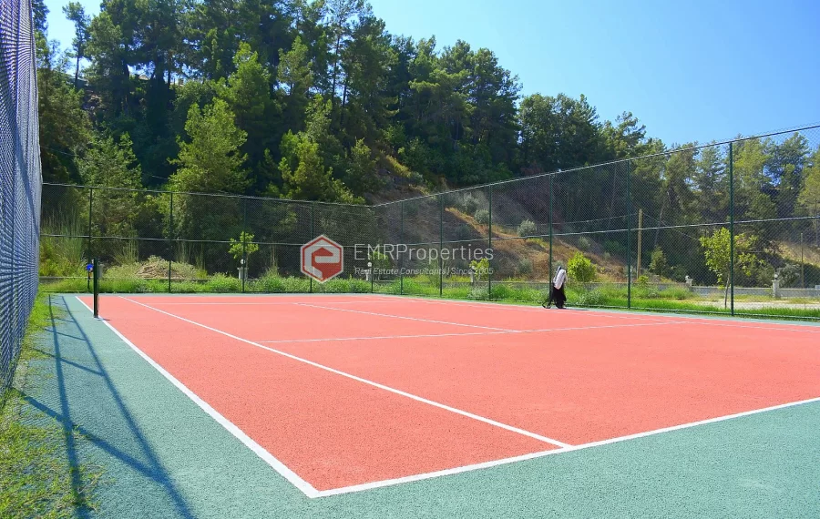 Brand new 1+1 apartment for sale in a luxury complex intertwined with nature