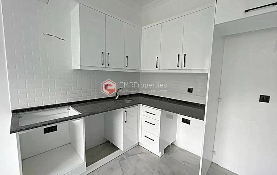 Brand new 1+1 apartment for sale in a luxury complex intertwined with nature