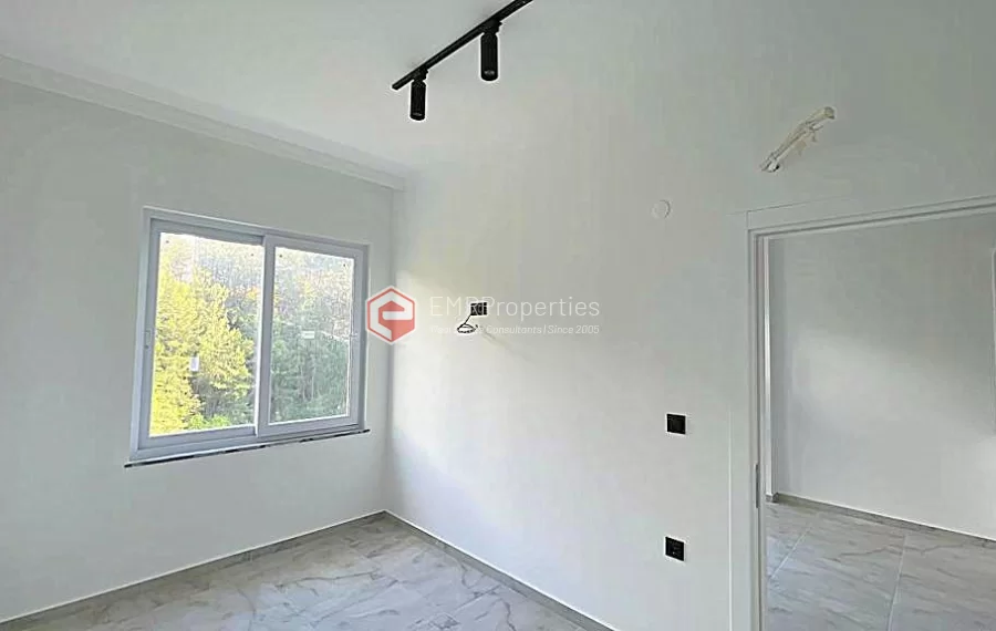 Brand new 1+1 apartment for sale in a luxury complex intertwined with nature