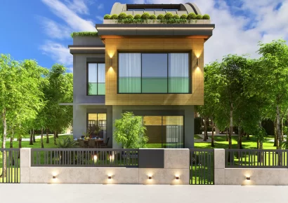 Luxury villa project with special design for sale in Antalya Dosemealti