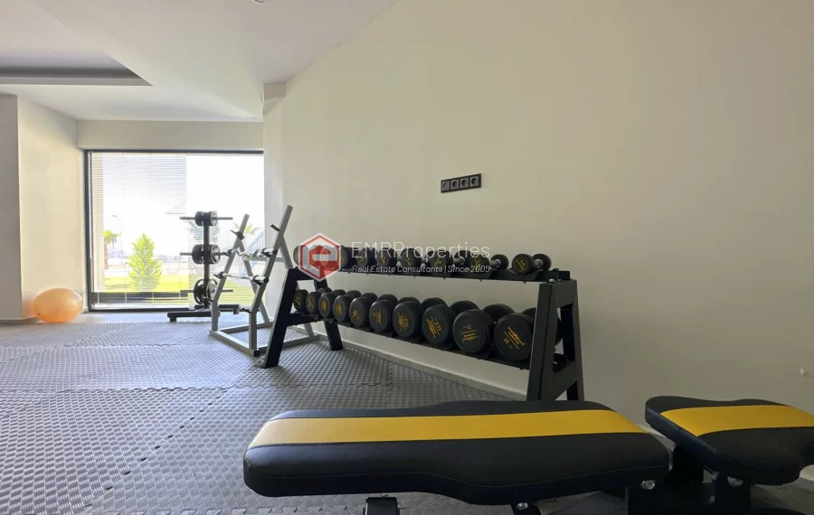 Modern apartment with sea view for sale in Mahmutlar