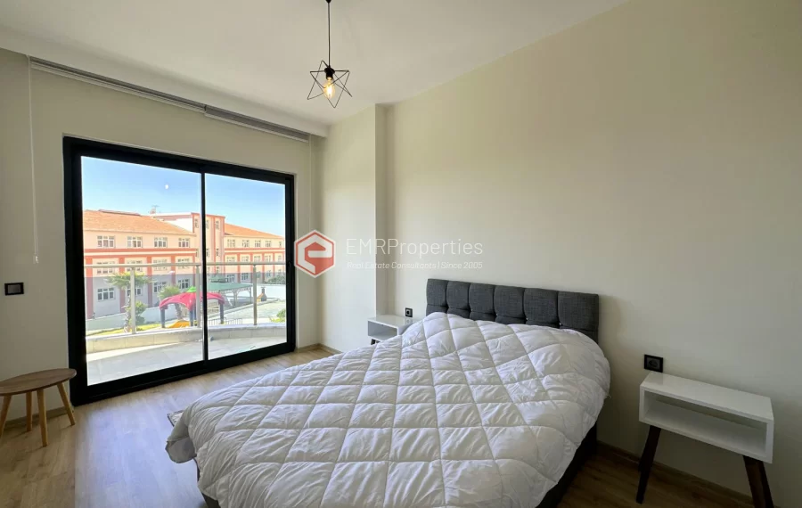 Modern apartment with sea view for sale in Mahmutlar