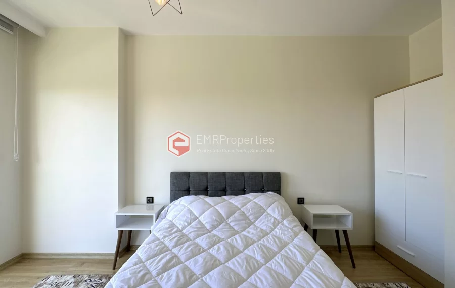 Modern apartment with sea view for sale in Mahmutlar