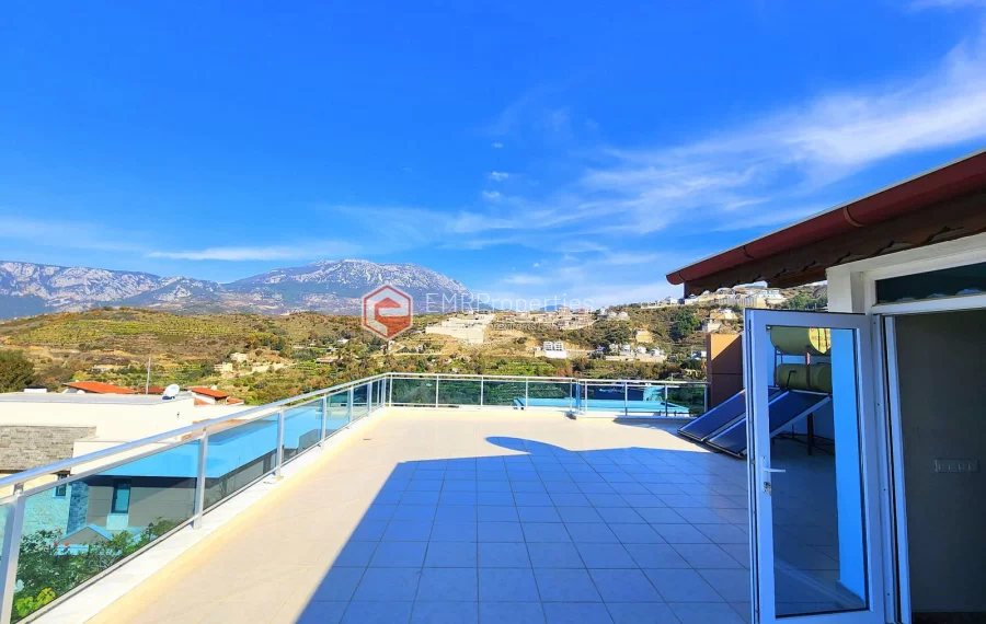 Panoramic view villa with smart home feature for sale in Kargicak