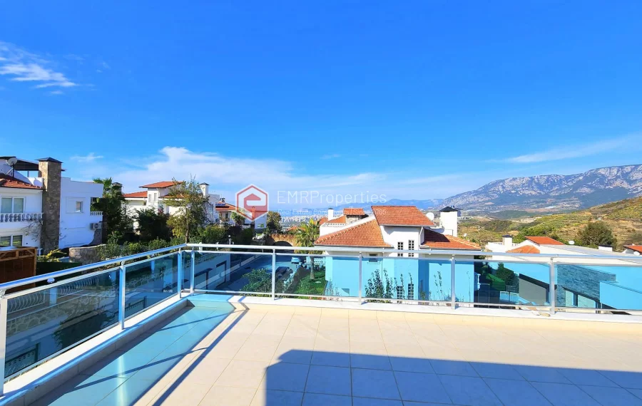Panoramic view villa with smart home feature for sale in Kargicak