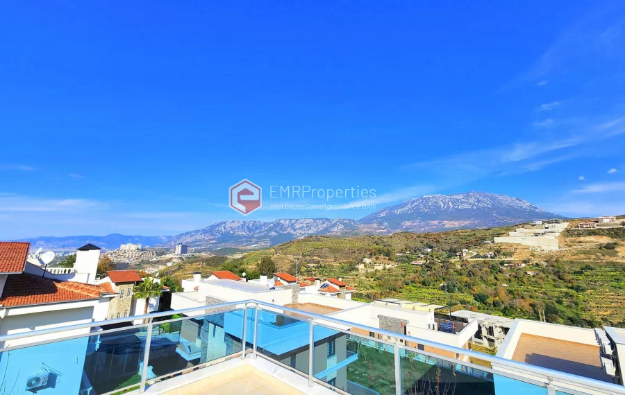 Panoramic view villa with smart home feature for sale in Kargicak