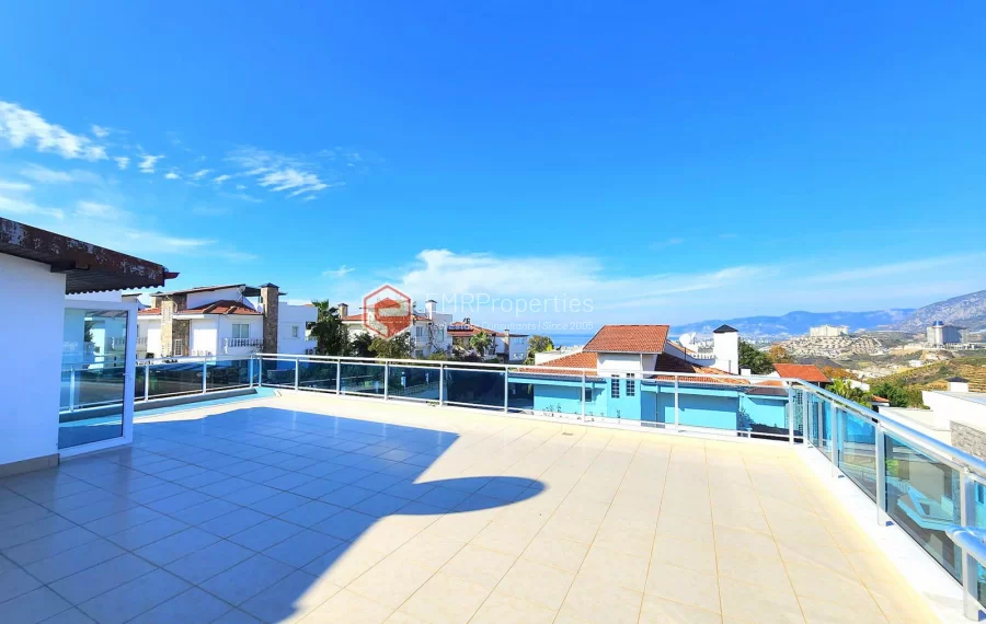Panoramic view villa with smart home feature for sale in Kargicak