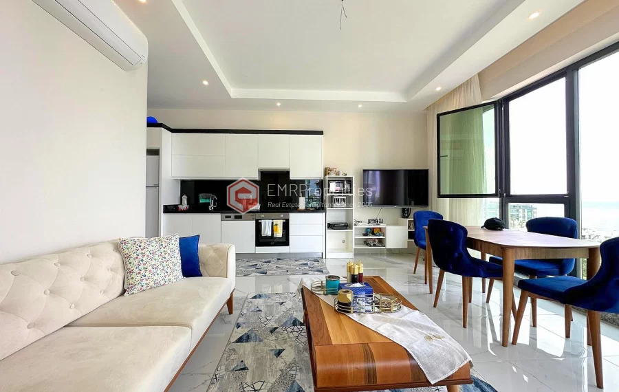 Seafront luxury apartment for sale in Alanya Kargicak