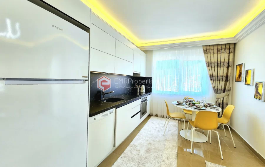 Panoramic view 2 bedroom apartment for sale in Cikcilli