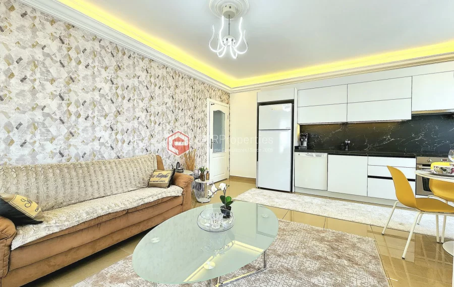 Panoramic view 2 bedroom apartment for sale in Cikcilli