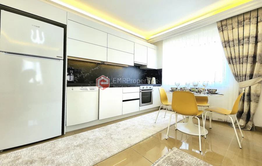 Panoramic view 2 bedroom apartment for sale in Cikcilli