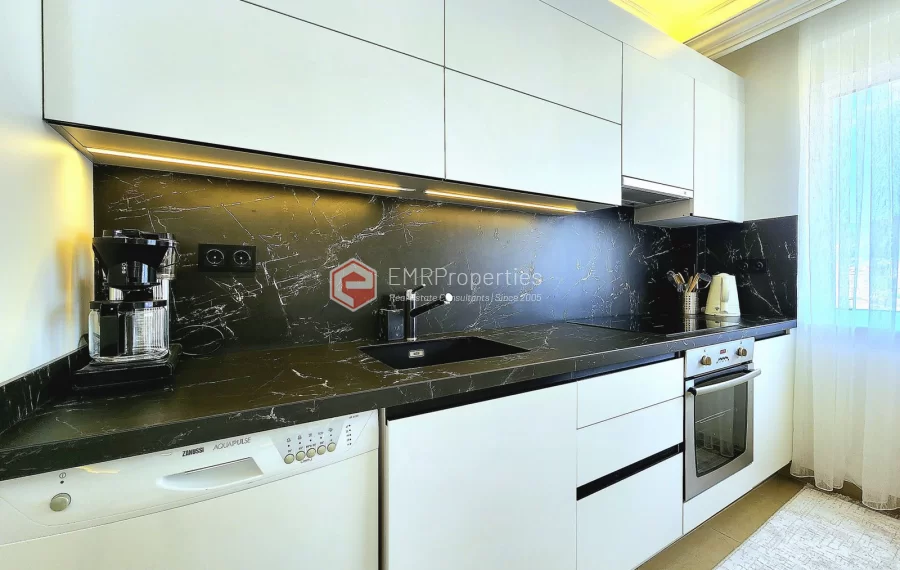 Panoramic view 2 bedroom apartment for sale in Cikcilli