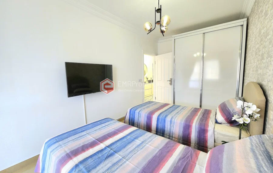 Panoramic view 2 bedroom apartment for sale in Cikcilli