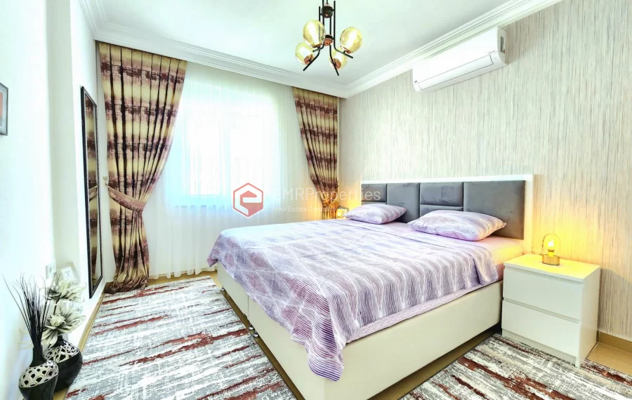 Panoramic view 2 bedroom apartment for sale in Cikcilli
