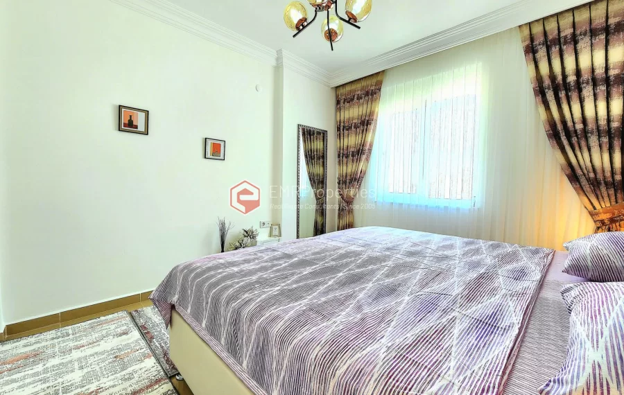 Panoramic view 2 bedroom apartment for sale in Cikcilli