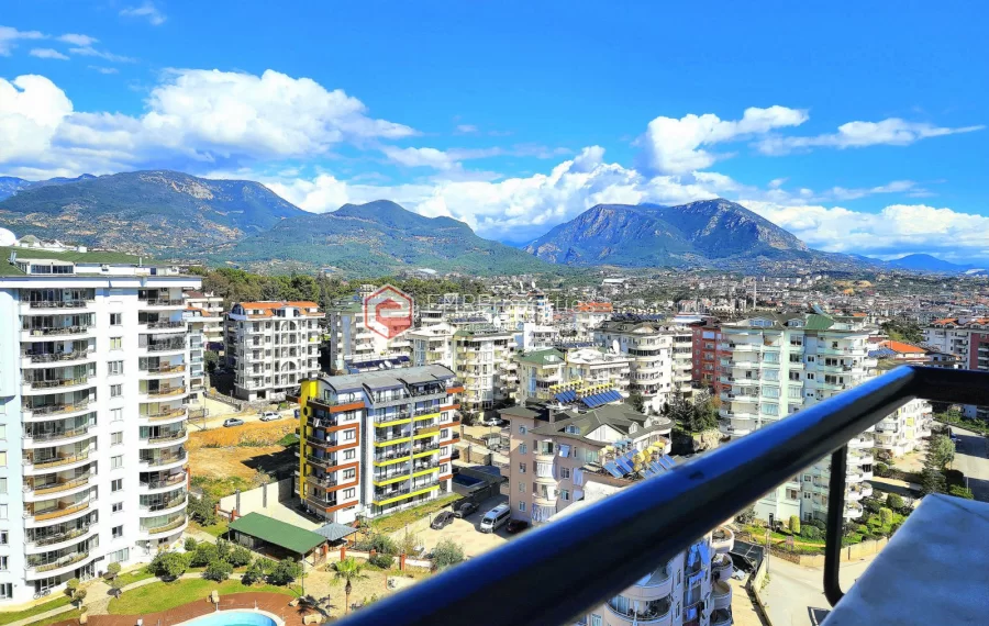 Panoramic view 2 bedroom apartment for sale in Cikcilli