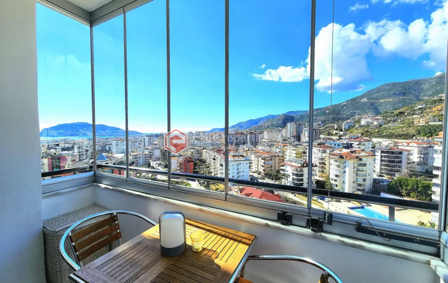 Panoramic view 2 bedroom apartment for sale in Cikcilli