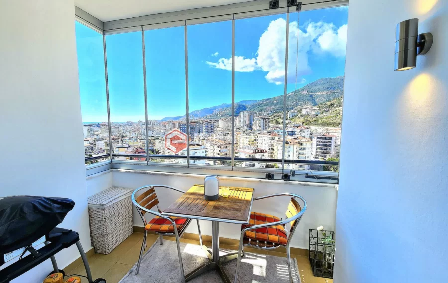 Panoramic view 2 bedroom apartment for sale in Cikcilli