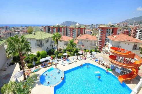 Panoramic view 2 bedroom apartment for sale in Cikcilli
