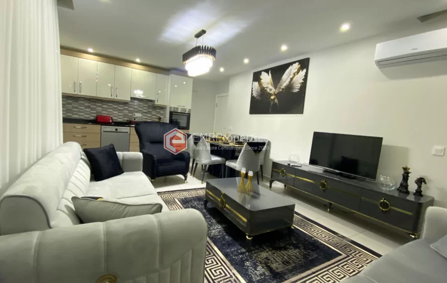 Sehr stilvolle 3 Zimmer Wohnung zum Verkauf in Mahmutlar
