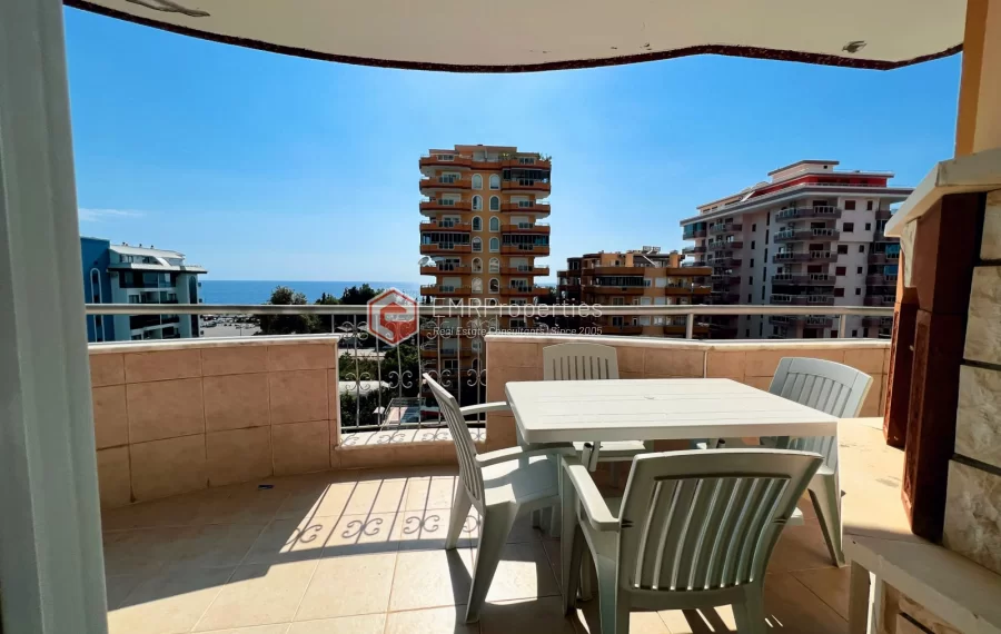 3 bedroom sea view penthouse duplex for sale in Mahmutlar